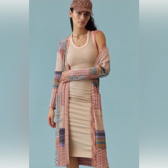 NWOT Anthropologie Patchwork Cardigan Sweater - Size XS/S - Picture 4 of 4